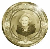 (№2011km309) Монета Нидерланды 2011 год 10 Euro (100-летию дома монета - Золотое издание)