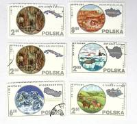 --  Набор марок Польша 6 шт.  Гашёные , III Θ