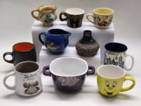 Чашки кружки чай кофе современные красивые 7 шт Ваза Молочник Tchibo Бульонница