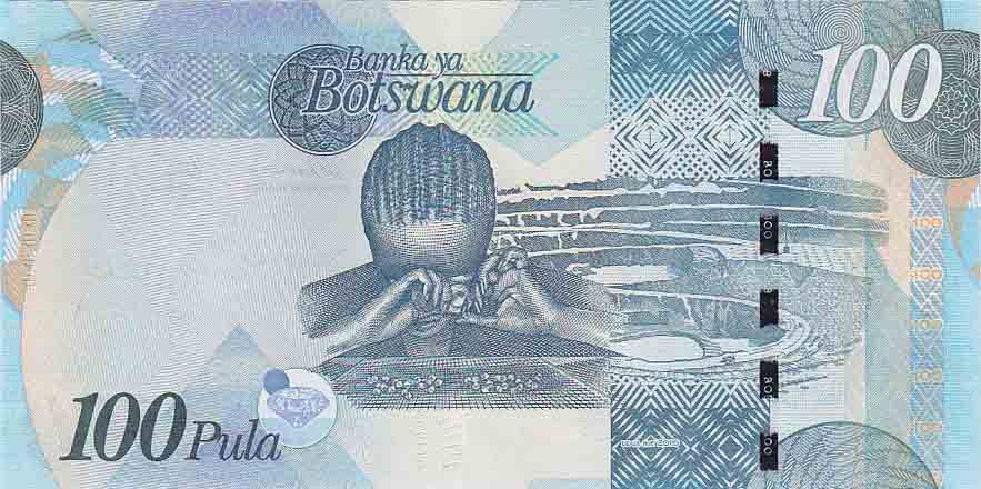 (2010) Банкнота Ботсвана 2010 год 100 пул &quot;Вожди&quot;   UNC