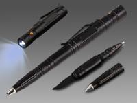 Разное Россия "Тактическая ручка-нож-фонарик-стеклобой"  