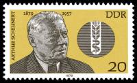 (1979-022) Марка Германия (ГДР) "Артур Шойнерт"    Известные личности III Θ