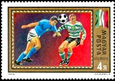 (1972-029) Марка Венгрия &quot;Италия&quot; ,  III O