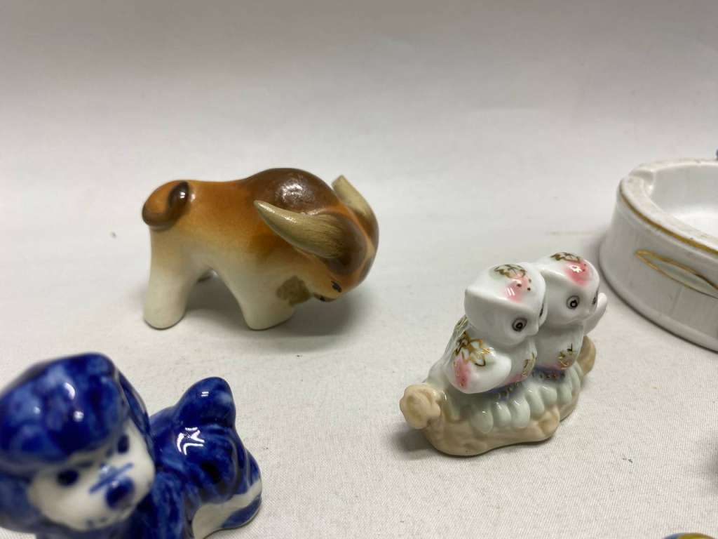 Сувенирные фигурки керамика 12 шт