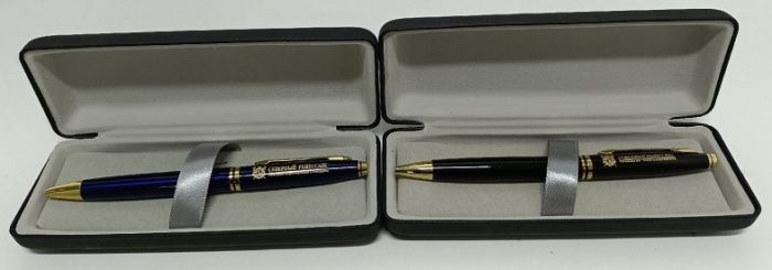 Авторучки "Северный Ренессанс", 2 шт., в футляре (сост. на фото)