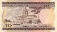 (№1972P-4) Банкнота Сингапур 1972 год "25 Dollars"