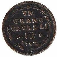 (№1788km205) Монета Италия 1788 год 1 Grano (12 Cavelli)