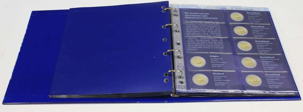 Альбом-книга для хранения монет евро