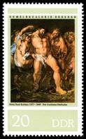 (1977-034) Марка Германия (ГДР) "Пьяный Геркулес"    Питер Пауль Рубенс III Θ