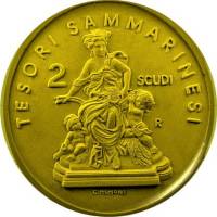 (№2009km450) Монета Сан-Марино 2009 год 2 Scudi (Сокровища Сан-Марино)