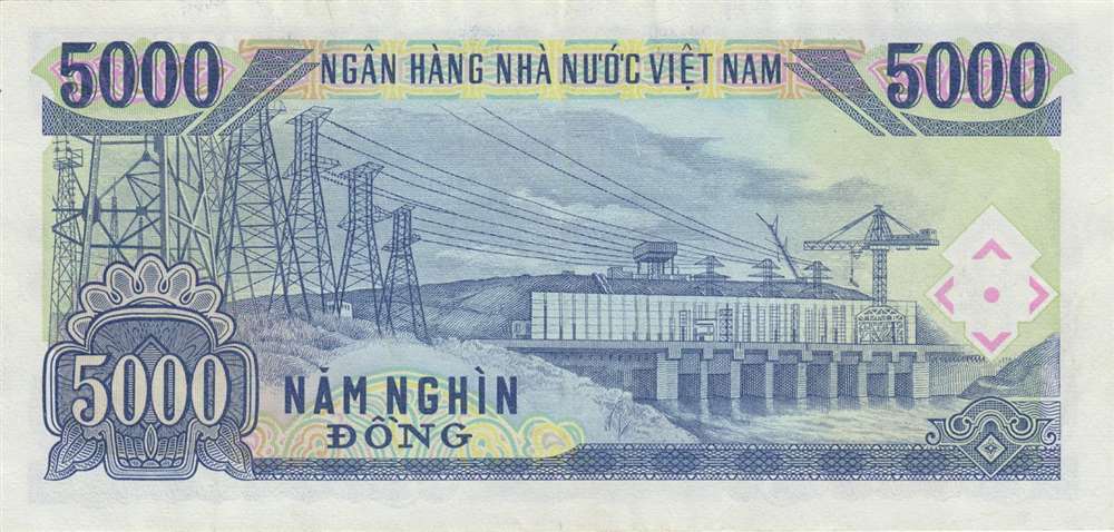 () Банкнота Вьетнам (Объединенный) 1991 год 5 000  &quot;&quot;   XF