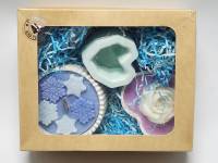 Набор ароматических свечей с подсвечниками подарочный