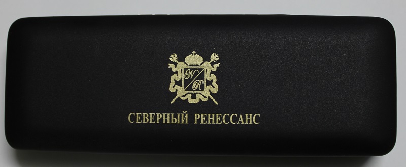 Авторучки &quot;Северный Ренессанс&quot;, 2 шт., в футляре (сост. на фото)