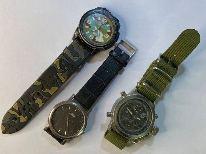 Часы наручные мужские, 3 шт