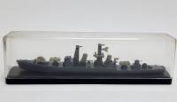 Модель корабля, пластик, СССР (сост. на фото)