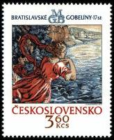 (1975-032) Марка Чехословакия "Гемиона"    Братиславские гобелены III Θ