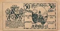 (№1920) Банкнота Австрия 1920 год "50 Heller"