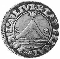 (№1833km11.6) Монета Сальвадор 1833 год 2 Reales (Предварительная чеканки. Серебро 0.633. Ретроградн