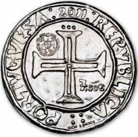 2011 Монета Португалия 2011 год 7,5 евро Мануэль I  Медь-Никель  UNC