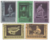 (1966-141-145) Серия Набор марок (5 шт) СССР    Государственный Эрмитаж II Θ