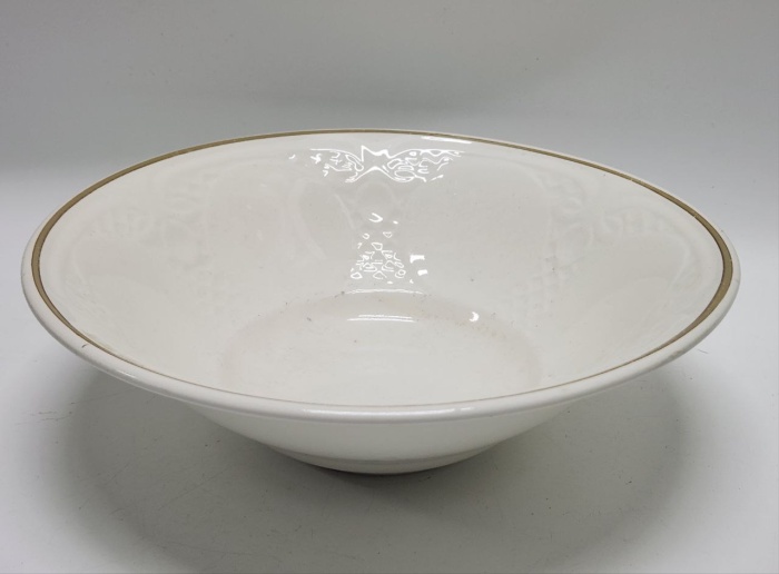 Салатник ЗИК Конаково белый широкий круглый