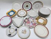 Блюдца чайные 30 штук разные 