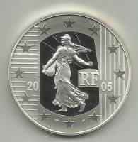 () Монета Франция 2005 год 1 1/2 евро ""   PROOF
