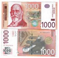 () Банкнота Сербия 2006 год 1 000 динар "Джордже Вайферт"   UNC