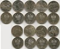 (213-217 221-223 226 9 монет по 2 злотых) Набор монет Польша 2011 год   UNC