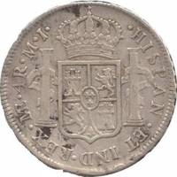 (№1772km77) Монета Перу 1772 год 4 Reales