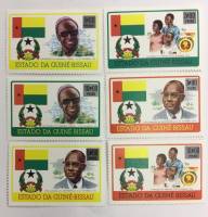 (--) Набор марок Гвинея-Бисау "6 шт."  Негашеные  , III O