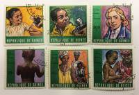 --  Набор марок Гвинея 6 шт.  Гашёные , III Θ