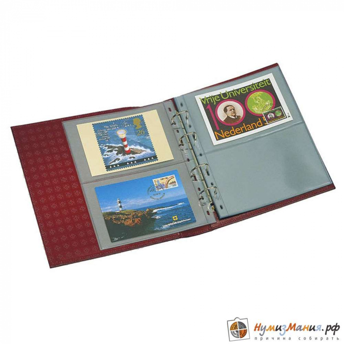Альбом Classic PC для открыток с листами. Синий.  Leuchtturm