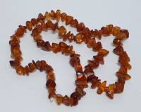 Янтарные бусы, общая длина 70 см., СССР (сост. на фото)