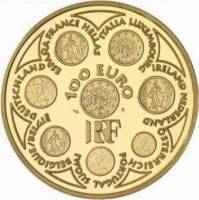 (№2002km1304) Монета Франция 2002 год 100 Euro (Европа)