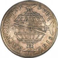 (№1810km307.2) Монета Бразилия 1810 год 960 Reacute;is (М-Минас-Жерайс)