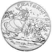 (2015) Монета Франция 2015 год 10 евро "Астерикс и Обеликс"  Серебро Ag 333  UNC