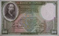  Банкнота Испания 25.04.1931 год 1 000     UNC