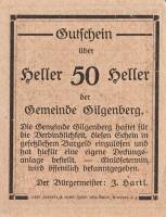 (№1920) Банкнота Австрия 1920 год "50 Heller"