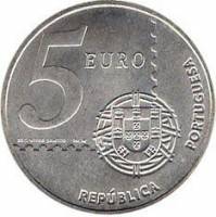 () Монета Португалия 2003 год 5 евро ""  Биметалл (Серебро - Ниобиум)  AU