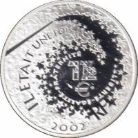 () Монета Франция 2002 год 1 1/2 евро ""   PROOF
