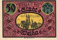 (№1921) Банкнота Германия 1921 год "50 Pfennig"