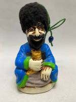 Сувенир колокольчик керамический горец