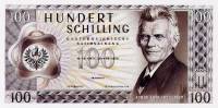 (№1960) Банкнота Австрия 1960 год "100 Schilling"