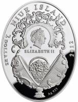 () Монета Остров Ниуэ 2012 год 2  ""   Биметалл (Серебро - Ниобиум)  AU