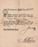 (,) Банкнота Швеция 1746 год 9 крон    UNC