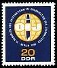 (1966-061) Марка Германия (ГДР) "Эмблема"    Конгресс журналистов II Θ