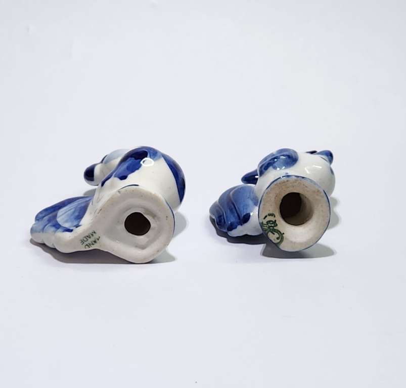 Статуэтки фигурки Петух и курица гжель