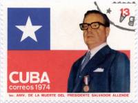 (1974-066) Марка Куба "С. Альенде"    Годовщина гибели С. Альенде III Θ