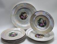 Тарелки столовые 5 шт  и блюда 2 шт Мадонна 